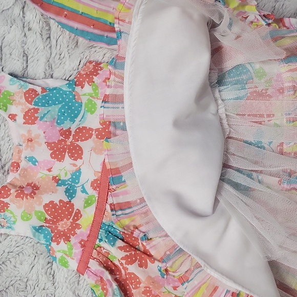 Large 14 pc baby girl clothing lot 12M 4th of July swimsuit dress pants NWT - Picture 4 of 12